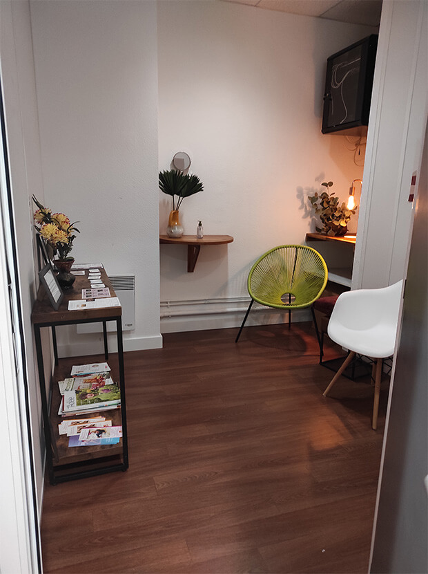 Photographie de la salle d'attente